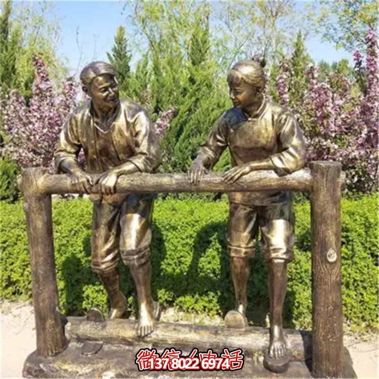 仿古銅雕塑，玻璃鋼景觀雕塑