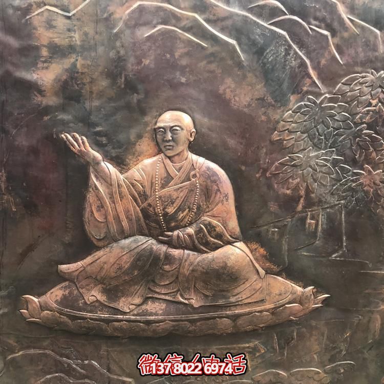 鑄銅觀音佛像浮雕壁畫，帶給大型寺廟儀式感的非凡氣派