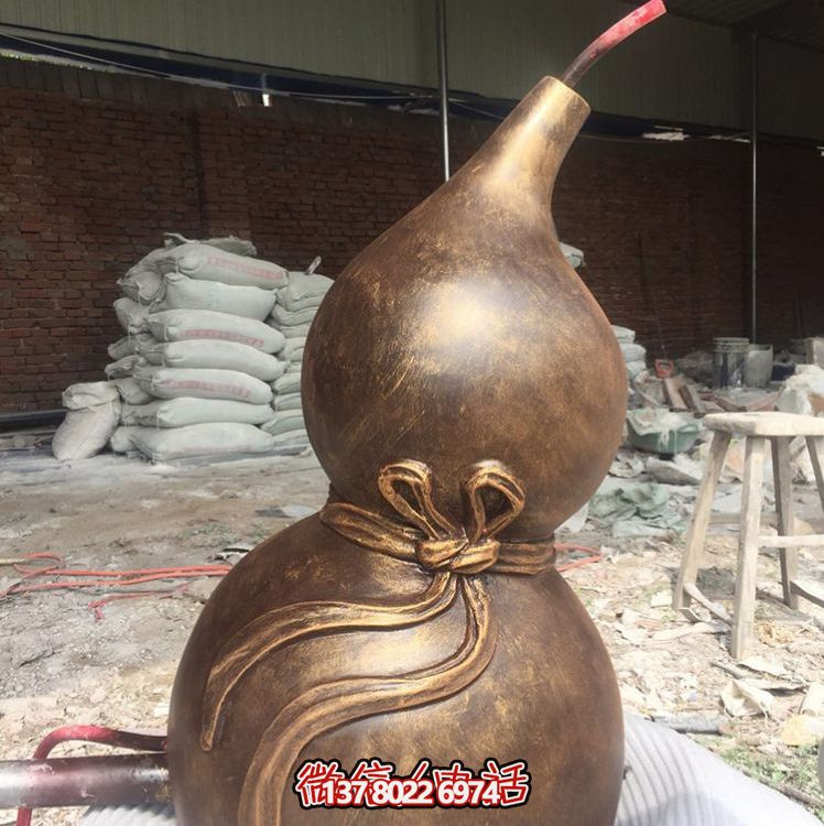 萬用銅雕葫蘆，集家居裝飾、鎮(zhèn)宅辟邪、雕塑藝術(shù)于一體