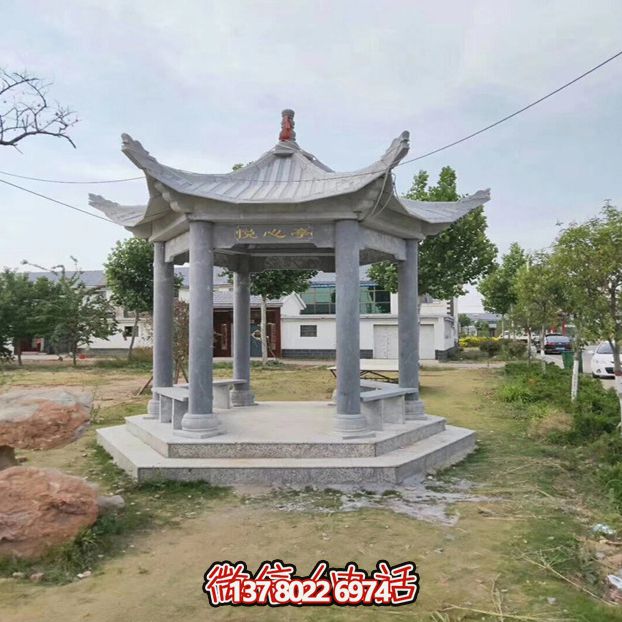 舒適涼亭休息座椅，最適合鄉(xiāng)村戶外休閑