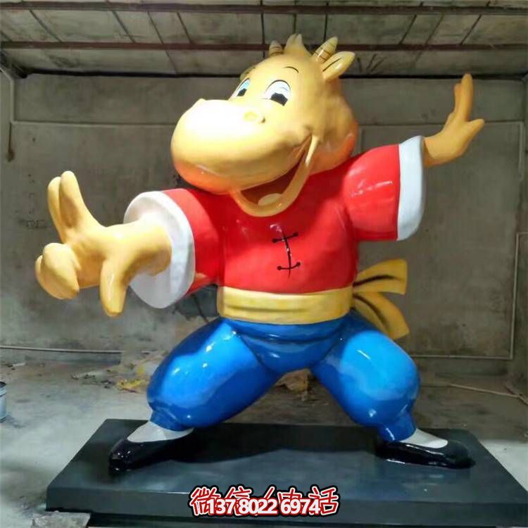 可愛牛雕塑，點綴商業、戶外和園林景觀