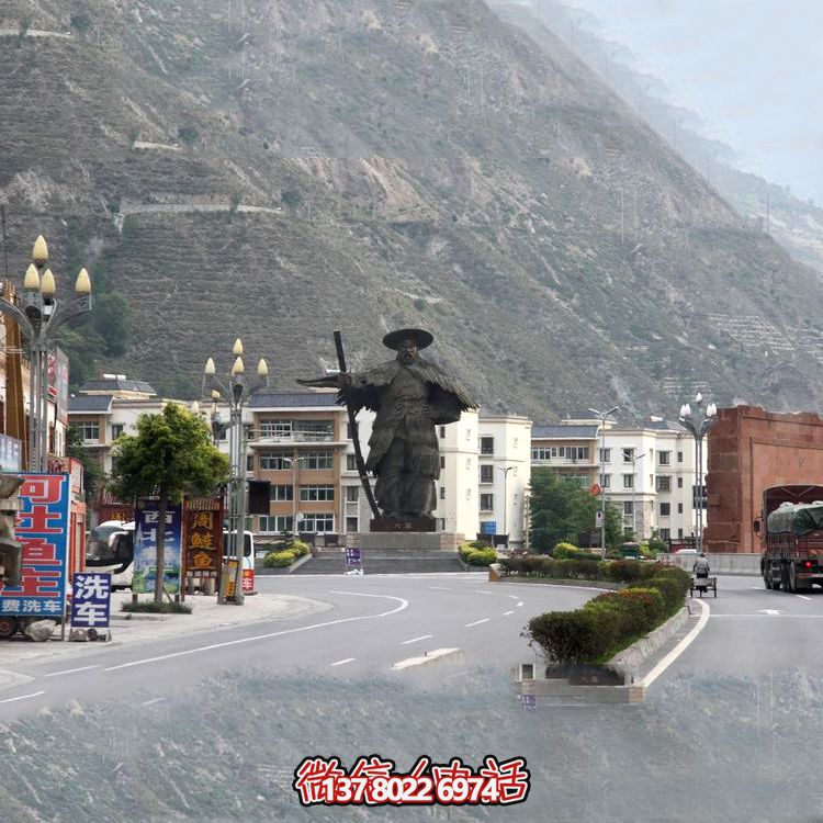 上古大禹雕像，記錄歷史名人傳奇