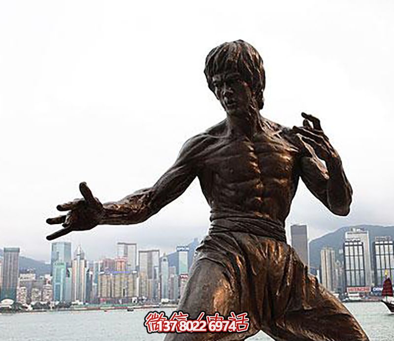 李小龍銅雕雕塑，緬懷經(jīng)典電影明星