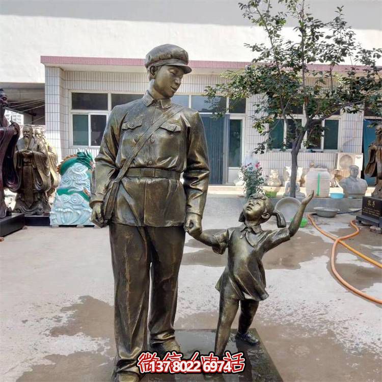 玻璃鋼雕塑，傳承名人精神，校園記憶經典