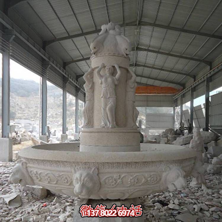 大理石石雕水景噴泉，裝點你的庭院、園林景觀