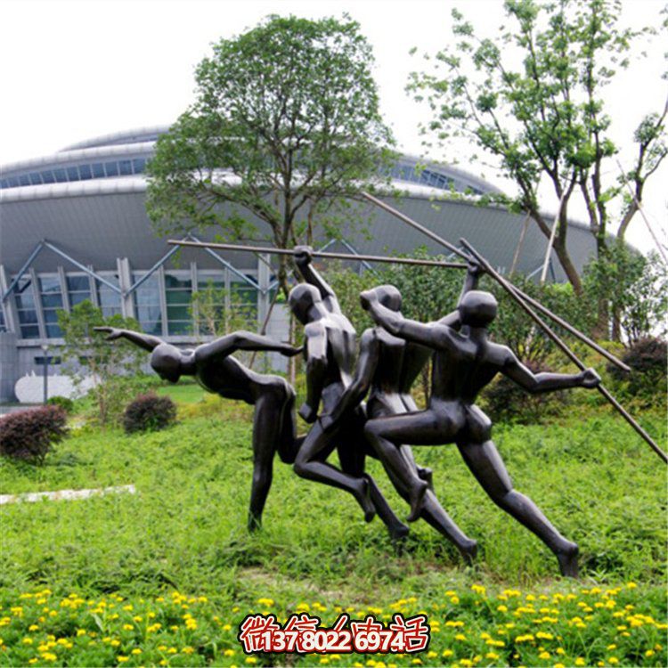 仿銅雕塑裝飾玻璃鋼標槍