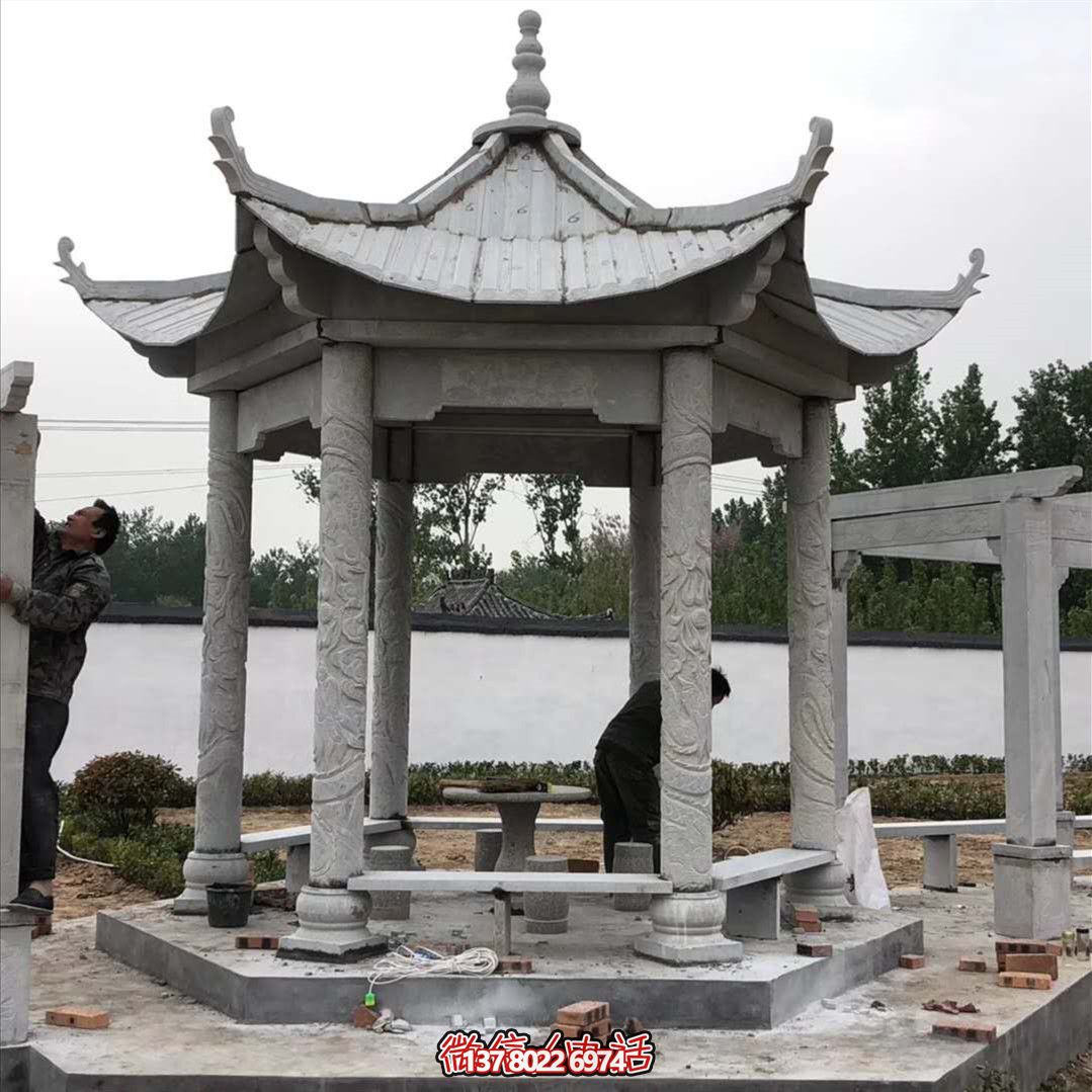 公園庭院擺放仿古建筑六角雕刻長(zhǎng)廊休閑涼亭 公園庭院擺放仿古建筑六角雕刻長(zhǎng)廊休閑涼亭