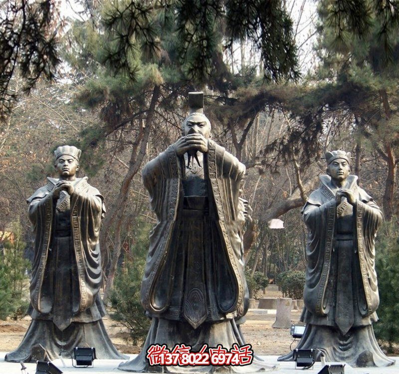 景區(qū)廣場歷史名人劉關張?zhí)覉@結義人物銅雕塑 景區(qū)廣場歷史名人劉關張?zhí)覉@結義人物銅雕塑