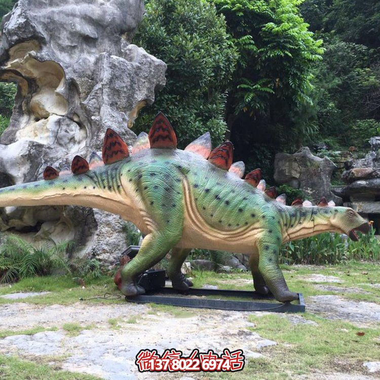 劍齒龍，玻璃鋼仿真恐龍仿生雕塑