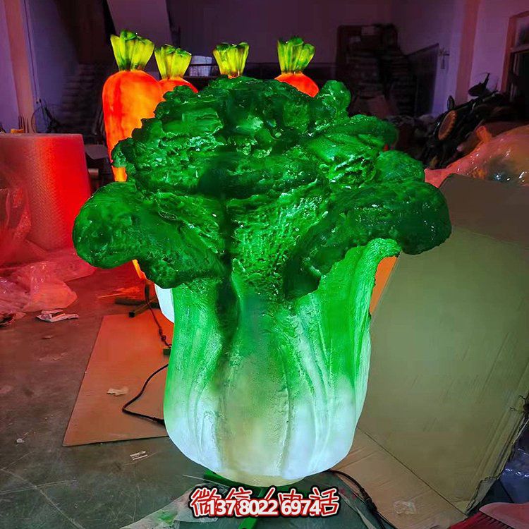 透光玻璃鋼蔬菜向日葵雕塑農場景區(qū)園林擺件