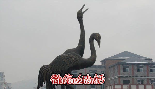 仙鶴雕塑-景區(qū)創(chuàng)意抽象不銹鋼仿銅鶴雕塑 仙鶴雕塑-景區(qū)創(chuàng)意抽象不銹鋼仿銅鶴雕塑
