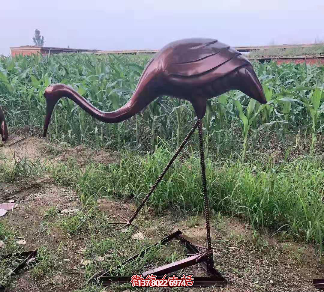 戶外田野創意銅雕仙鶴雕塑 戶外田野創意銅雕仙鶴雕塑