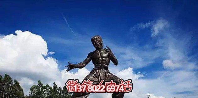 廣場(chǎng)銅雕名人李小龍雕塑 廣場(chǎng)銅雕名人李小龍雕塑